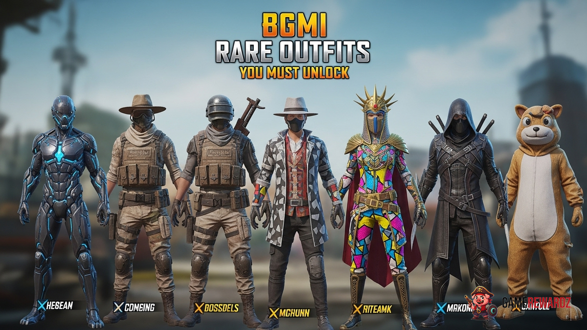 BGMI Rare Outfits You Must Unlock